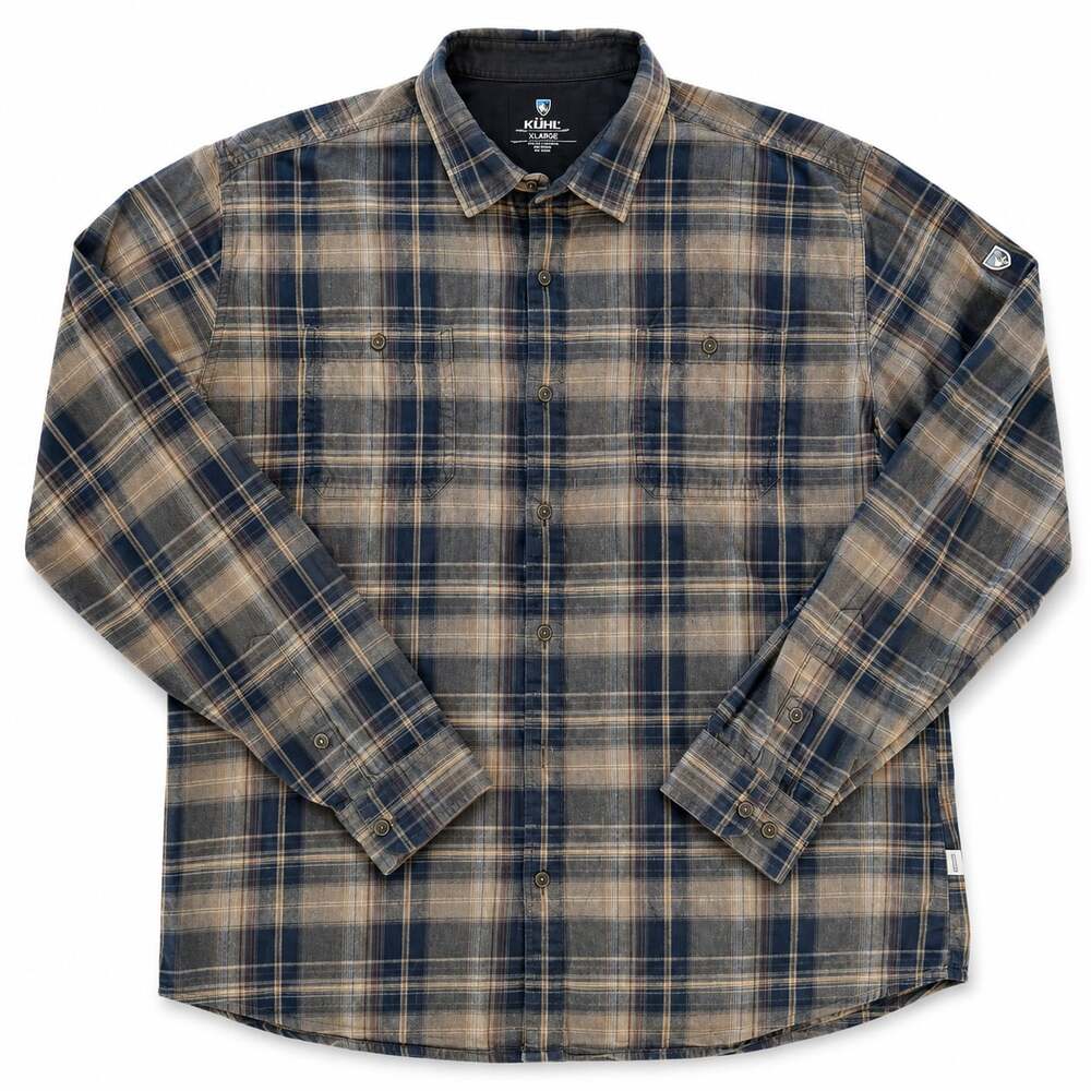 Kuhl Response Plaid Long Sleeve Button Down Shirt XL